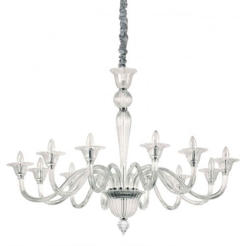 подвесная люстра ideal lux brigitta sp12 trasparente в Тюмени