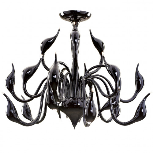 потолочная люстра lightstar cigno collo bk 751187 в Тюмени