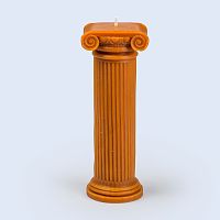 свеча высокая оранжевая hestia column в Тюмени