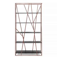 стеллаж powell copper черный дуб в Тюмени