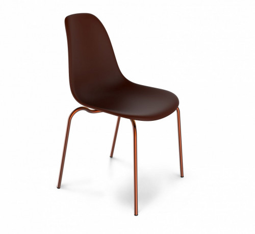 стул dsr коричневый s30 (eames style) в Тюмени