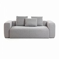 диван blok sofa 3 светло-серый от la forma (ex julia grup) в Тюмени