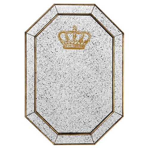 зеркало состаренное восьмиугольное с короной crown в Тюмени