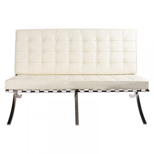 диван barcelona style loveseat sofa прямой белый в Тюмени
