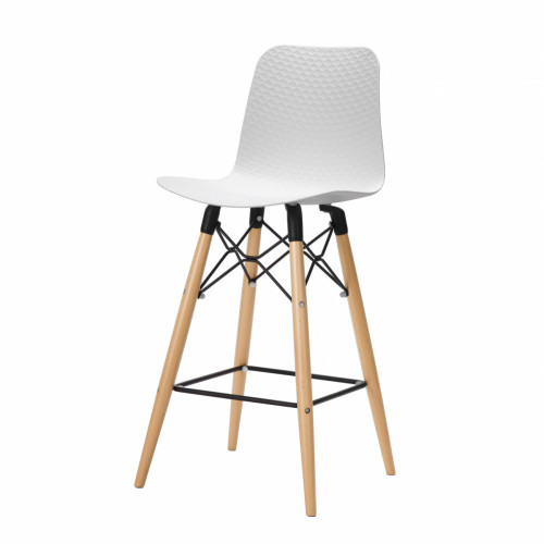 полубарный стул eiffel (eames style) белый в Тюмени
