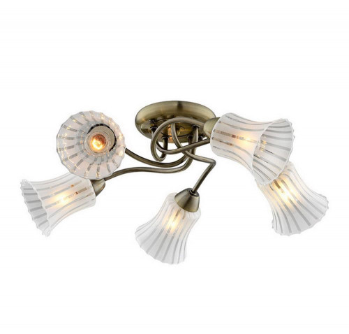 потолочная люстра idlamp nanzen 245/5pf-oldbronze в Тюмени