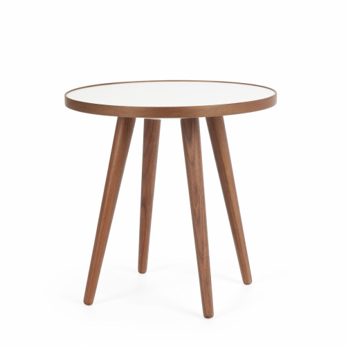 стол кофейный sputnik white and brown коичневый в Тюмени