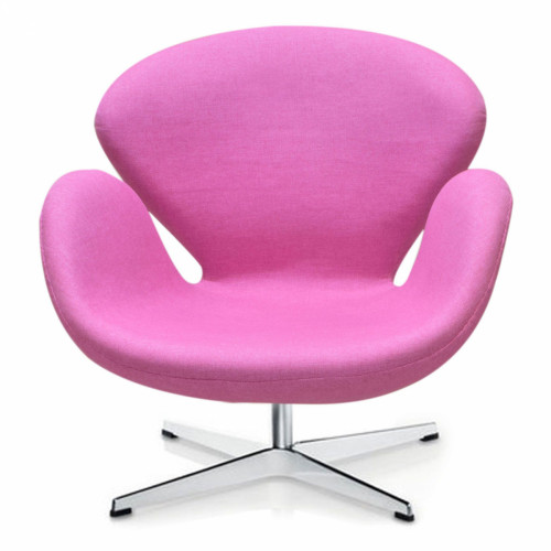 кресло swan chair розовое в Тюмени