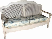 французкая лавочка mobilier de maison сине-белая в Тюмени
