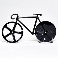 нож для пиццы из нержавеющей стали the fixie, черный мрамор в Тюмени