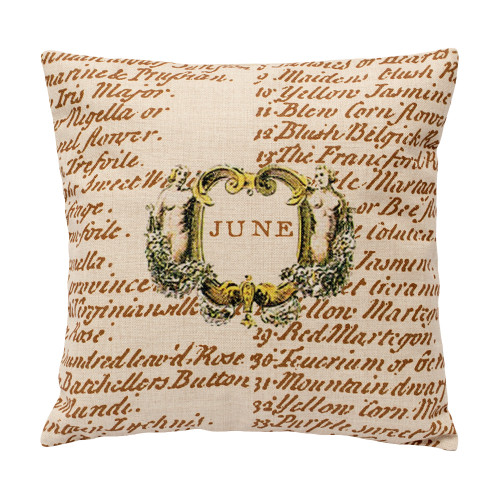 декоративная подушка«12 месяцев цветения», версия июнь в Тюмени