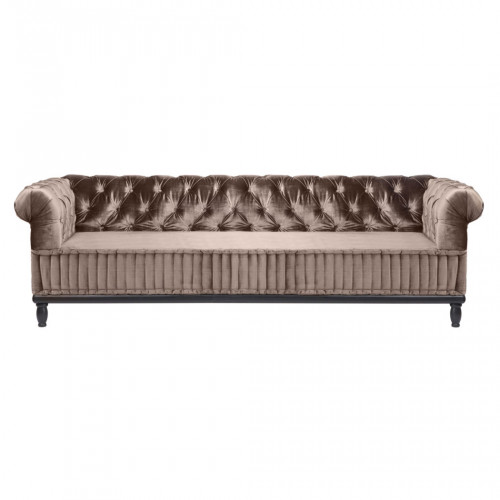 диван club sofa прямой коричневый в Тюмени