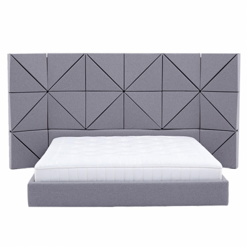 кровать двуспальная 180х200 фиолетовая floe comforty в Тюмени