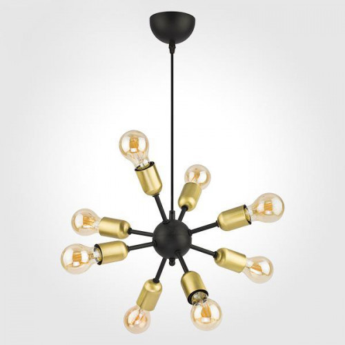 подвесная люстра tk lighting 1468 estrella black в Тюмени