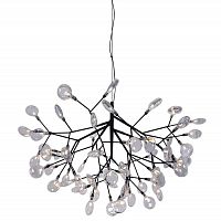 подвесная люстра crystal lux evita sp63 black/transparent в Тюмени