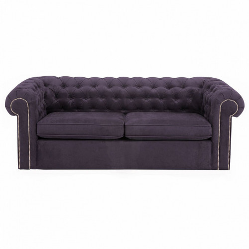 диван chesterfield прямой фиолетовый в Тюмени