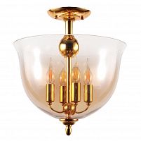 потолочный светильник crystal lux atlas pl4 gold в Тюмени