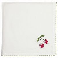 салфетка cherry red w/embroidery в Тюмени