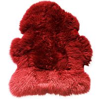 меховой коврик из овчины вишня 95х55 см в Тюмени