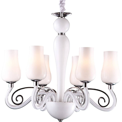подвесная люстра arte lamp biancaneve a8110lm-6wh в Тюмени