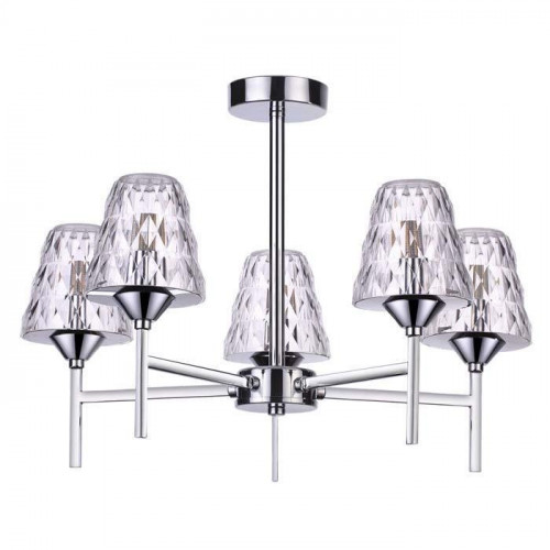 потолочная светодиодная люстра lumion gerana 3598/30cl хром в Тюмени