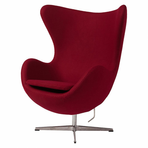 кресло egg chair бордовое в Тюмени