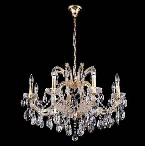 подвесная люстра crystal lux hollywood sp8 gold в Тюмени