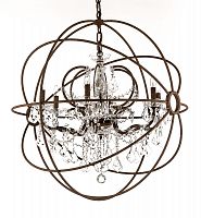 люстра foucault's orb crystal d75 антик (темная) коричневая в Тюмени
