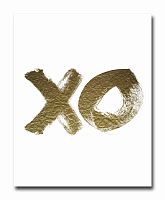 постер xo золотой a4 в Тюмени