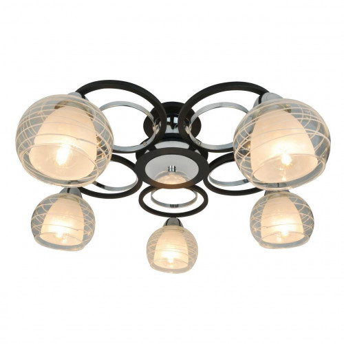 потолочная люстра arte lamp ginevra a1604pl-5bk в Тюмени