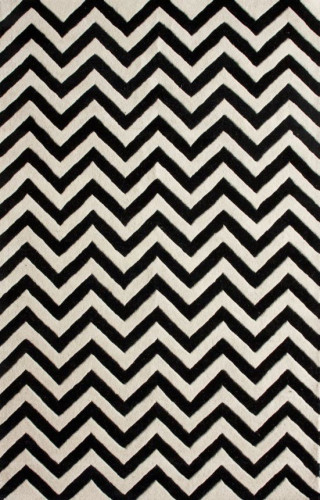 ковер zig zag чёрный 120х180 в Тюмени