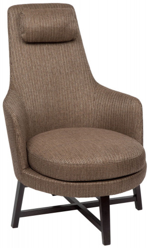 кресло home space brown коричневое в Тюмени