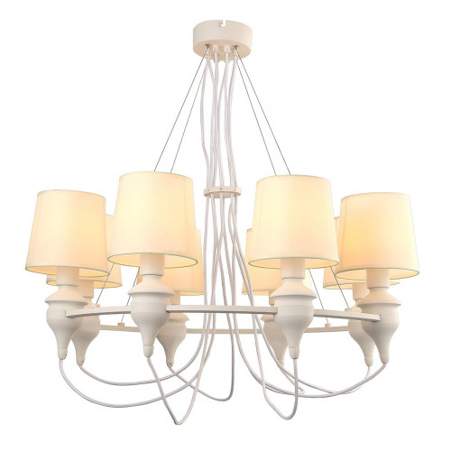 подвесная люстра arte lamp sergio a3326lm-8wh в Тюмени