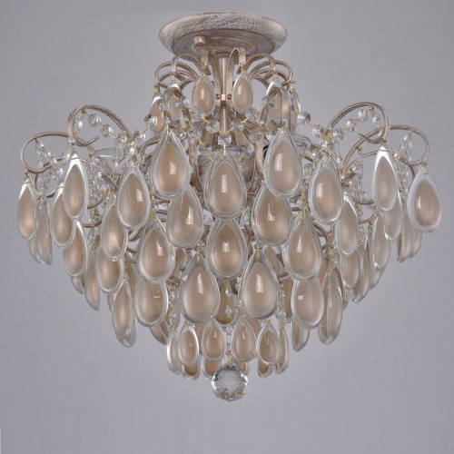 потолочная люстра crystal lux sevilia pl4 gold в Тюмени