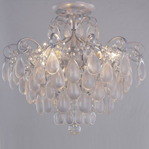 потолочная люстра crystal lux sevilia pl4 silver в Тюмени
