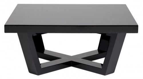 стол журнальный oak black varnish чёрный, лак в Тюмени