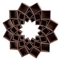 стеллаж лотос 3 круга орех от odingeniy в Тюмени