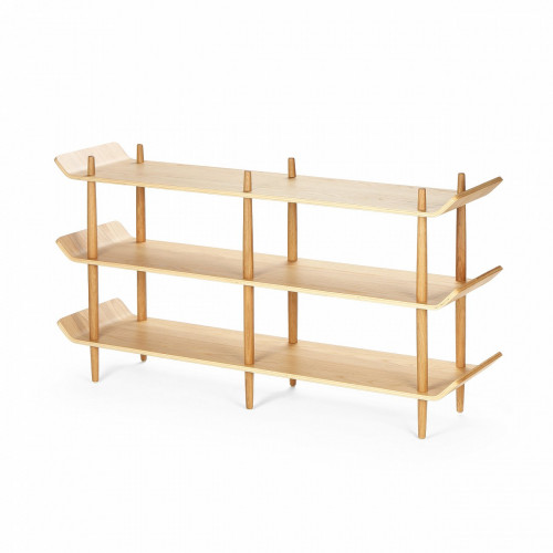 стеллаж bentwood двойной светло-коричневый в Тюмени