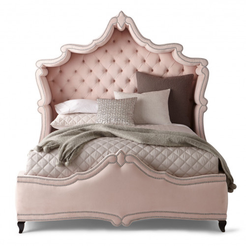 кровать imperial 90х200 розовый в Тюмени