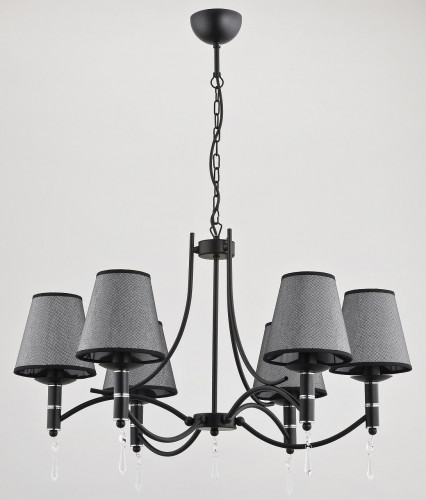 подвесная люстра alfa abil black silver 22966 в Тюмени