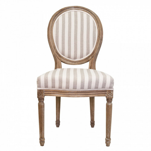 стул miro pinstripe ver.2 белый, серый в Тюмени