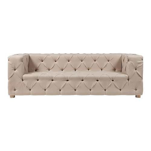 диван soho tufted прямой бежевый в Тюмени