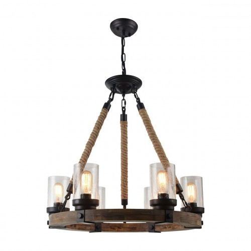 подвесная люстра arte lamp a1693sp-6br в Тюмени