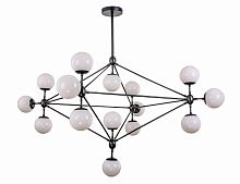 люстра modo 15 black+white черная, белые плафоны в Тюмени