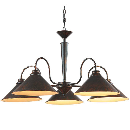 подвесная люстра arte lamp cone a9330lm-5br в Тюмени