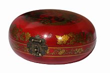 декоративная шкатулка gudong красная в Тюмени