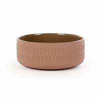 тарелка tactile диаметр 15 коричневый в Тюмени