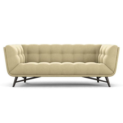 диван soja двухместный прямой бежевый в Тюмени