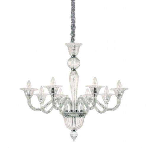 подвесная люстра ideal lux brigitta sp8 trasparente в Тюмени