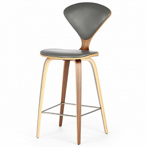 барный стул cherner с обивкой деревянные ножки в Тюмени